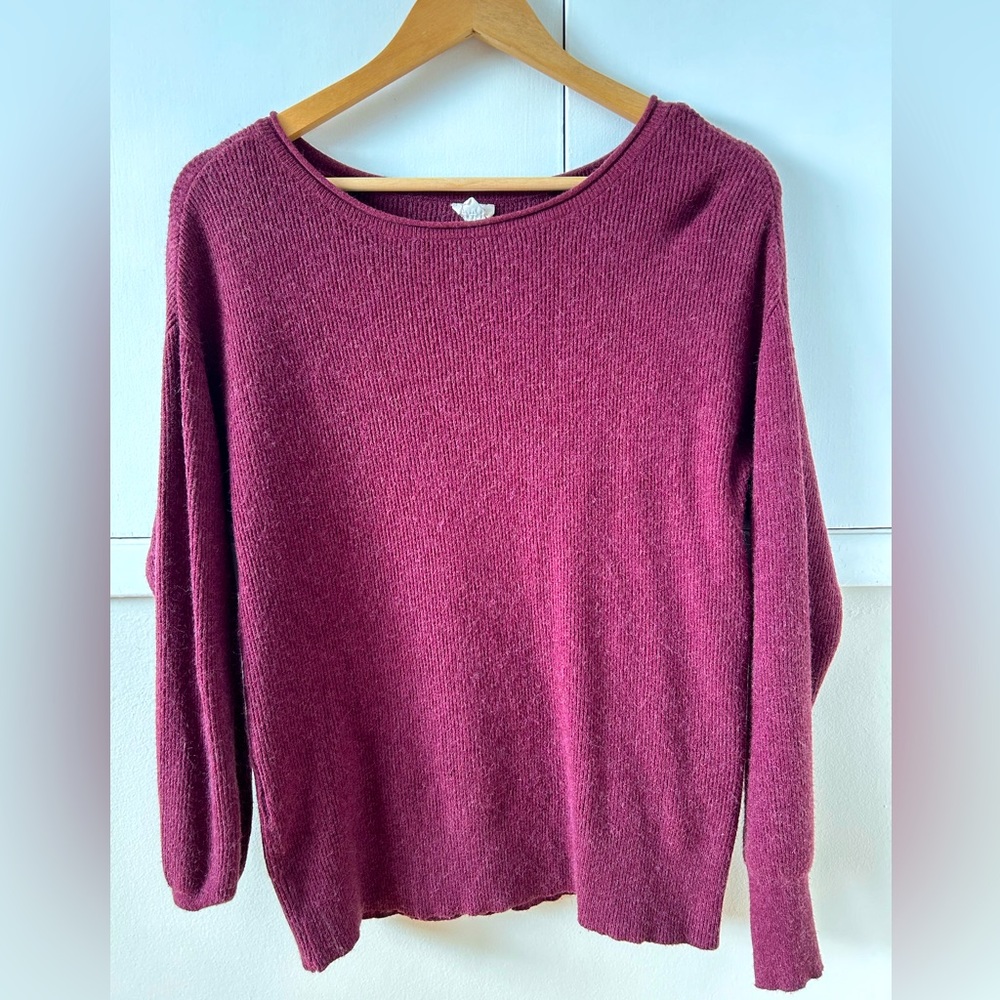 Garage mini rib knit sweater